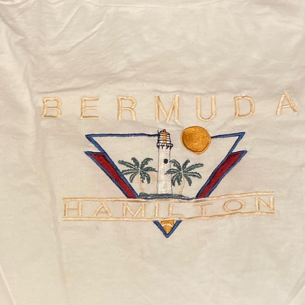 3XL women’s 100% cotton Fruit of the Loom heavy cotton T-shirt vintage Bermuda